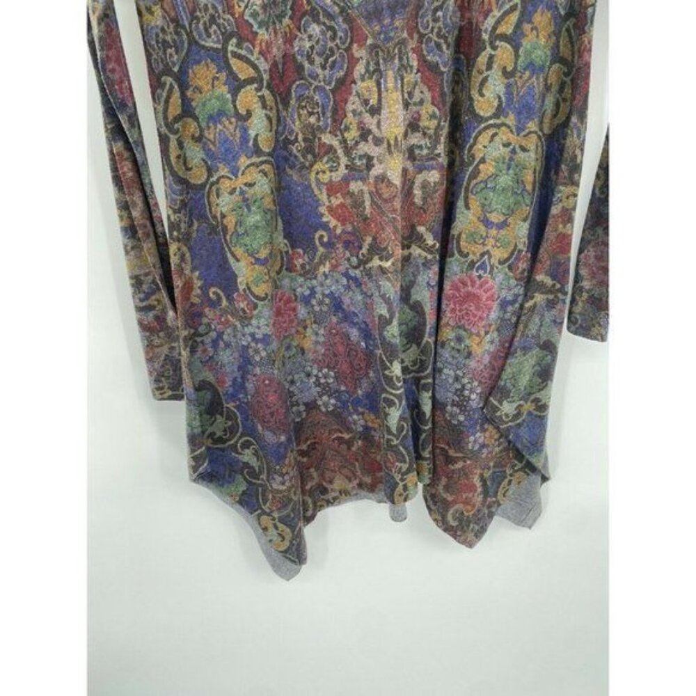 Soft Surroundings Women's Paisley Floral Scoop NecK SIZE XS - Picture 5 of 6